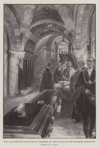 The Last Resting-Place of M. Pasteur, in the Crypt of the Pasteur Institute by G.S. Amato